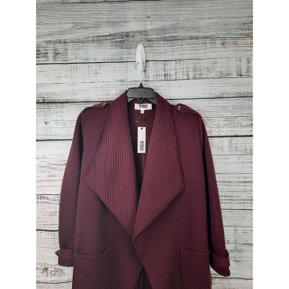 BB Dakota Burgundy Cardigan - Picture 7 of 9